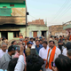 BJP MP Gajendra Patel focused his energies on meeting Hindu families.